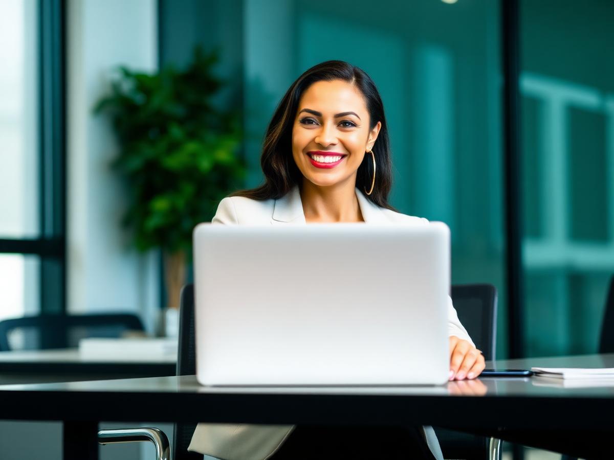 Profissional em ambiente corporativo
